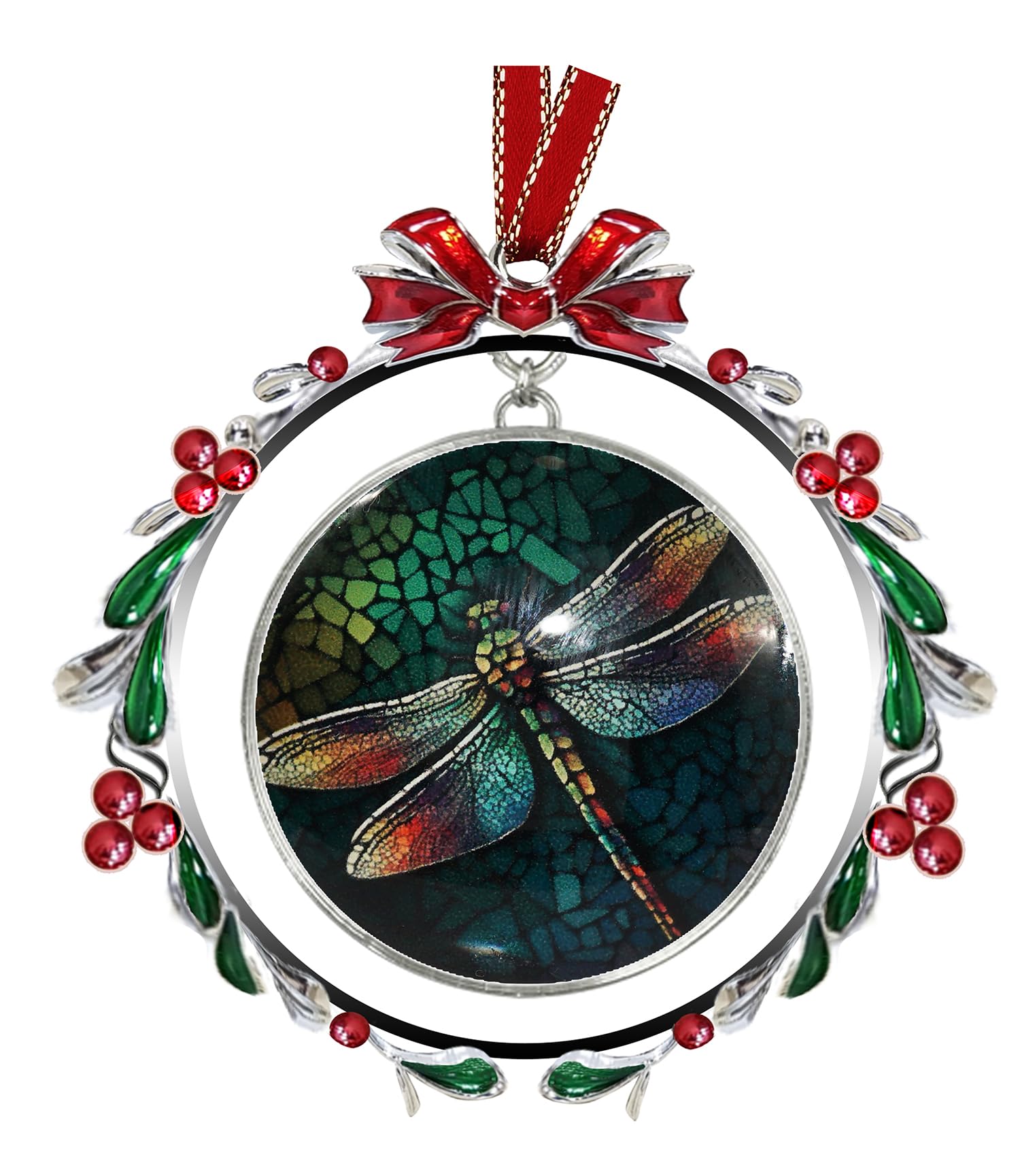 トンボのオーナメント Amazon｜XUTAI イラスト トンボ テクスチャ クリスマスツリー